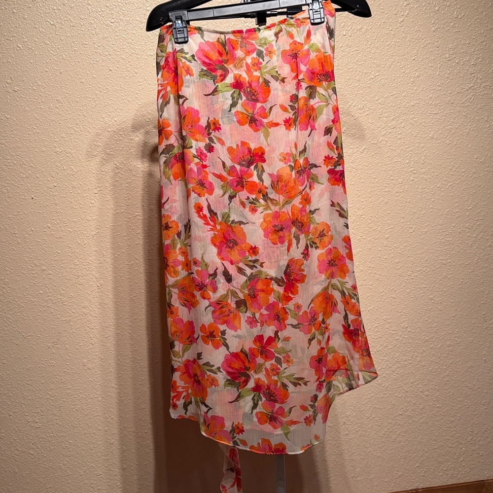 Misa Floral asymmetrical midi ruffle skirt WOMENS size medium NWT - Picture 11 of 17